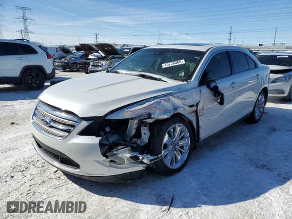 2011 Ford Taurus Limited with VIN 1FAHP2JW6BG148859, listed as a Copart auction lot 45736365 with 153,194 mi miles and Salvage title. Bid and sale history available at DreamBid. Image 1.