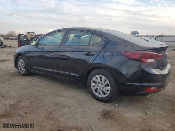 2020 Hyundai Elantra SE with VIN KMHD74LF8LU020722, listed as a Copart auction lot 76400364 with 51,331 mi miles and Salvage Title. Bid and sale history available at carsss.com. Image 2.
