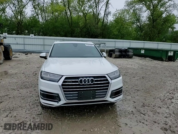 2019 Audi Q7 Premium Plus with VIN WA1LAAF77KD006744, listed as a Copart auction lot 57523385 with 118,543 mi miles and Salvage title. Bid and sale history available at DreamBid. Image 14.