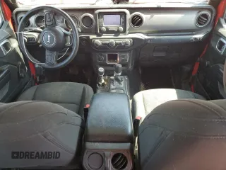 2021 Jeep Gladiator Sport S with VIN 1C6JJTAGXML540532, listed as a Copart auction lot 48422645 with 97,372 mi miles and Salvage title. Bid and sale history available at DreamBid. Image 8.