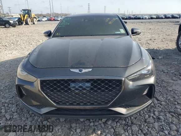 2019 Genesis G70 Dynamic with VIN KMTG34LE1KU024423, listed as a Copart auction lot 44571725 with Not Provided miles and Salvage Title. Bid and sale history available at DreamBid. Image 5.