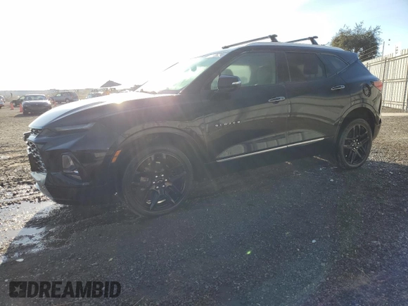 2020 Chevrolet Blazer Premier z VIN 3GNKBFRS0LS634858, wystawiony jako Copart lot #77987524 z przebiegiem 24 951 mil mil oraz Szkoda całkowita • Salvage title. Historia ofert i sprzedaży dostępna na DreamBid. Obrazek 1.
