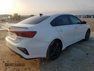 2020 Kia Forte GT-Line with VIN 3KPF34AD3LE238138, listed as a Copart auction lot 54013735 with 100,396 mi miles and Salvage Title. Bid and sale history available at DreamBid. Image 3.
