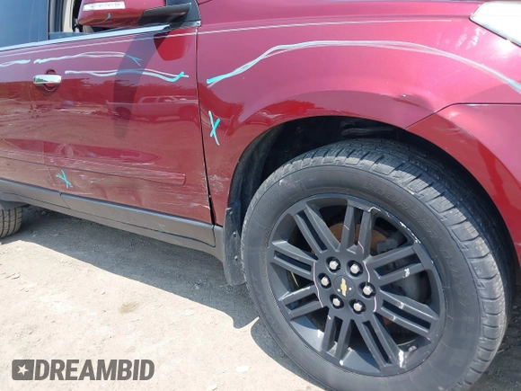 2015 Chevrolet Traverse LT with VIN 1GNKRGKD1FJ361464, listed as a IAAI auction lot 42492063 with 223,560 mi miles and . Bid and sale history available at DreamBid. Image 6.