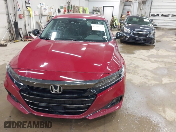 2022 Honda Accord Sedan Sport SE with VIN 1HGCV1F47NA033174, listed as a IAAI auction lot 41956921 with 45,560 mi miles. Bid and sale history available at carsss.com. Image 12.