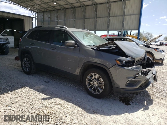 2020 Jeep Cherokee Latitude Plus with VIN 1C4PJLLB5LD506303, listed as a Copart auction lot 52493155 with 161,613 mi miles and Salvage title. Bid and sale history available at DreamBid. Image 4.
