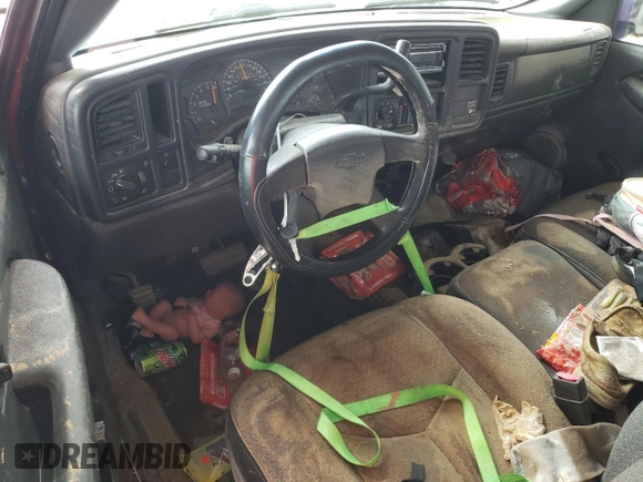 2004 Chevrolet Silverado 1500 Work Truck with VIN 1GCEC14X44Z350193, listed as a Copart auction lot 52914655 with 0 mi miles and Salvage Title. Bid and sale history available at carsss.com. Image 8.