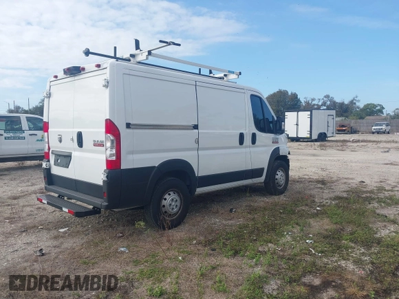 2022 Ram ProMaster Cargo with VIN 3C6LRVNG6NE127928, listed as a IAAI auction lot 41499671 with 36,846 mi miles and . Bid and sale history available at DreamBid. Image 4.