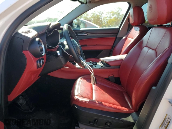 2019 Alfa Romeo Stelvio Ti Lusso z VIN ZASPAKBN2K7C49899, wystawiony jako Copart lot #77323474 z przebiegiem 88 826 mil mil oraz Szkoda całkowita • Salvage title. Historia ofert i sprzedaży dostępna na DreamBid. Obrazek 7.