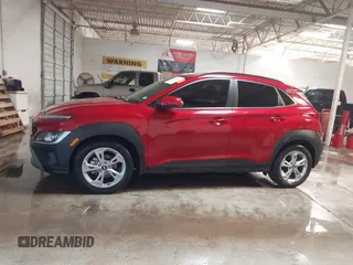 2022 Hyundai Kona SEL with VIN KM8K32AB7NU891234, listed as a IAAI auction lot 41329880 with 20,486 mi miles. Bid and sale history available at carsss.com. Image 14.