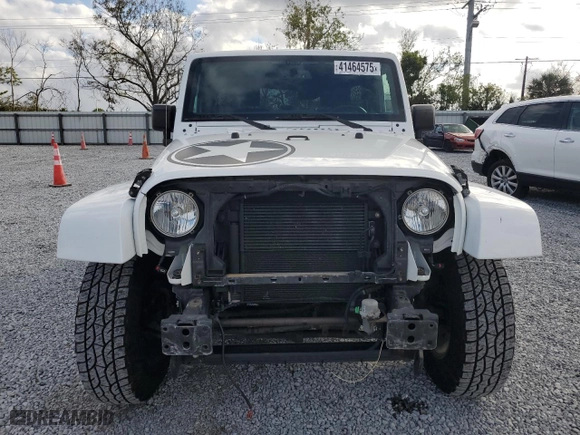2018 Jeep Wrangler JK Unlimited Sport S with VIN 1C4BJWDG4JL850844, listed as a Copart auction lot 41464575 with 55,058 mi miles and Salvage Title. Bid and sale history available at carsss.com. Image 5.