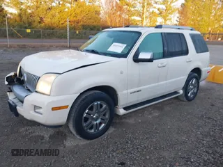 2008 Mercury Mountaineer Premier with VIN 4M2EU38838UJ04132, listed as a IAAI auction lot 41022954 with 136,449 mi miles. Bid and sale history available at carsss.com. Image 2.