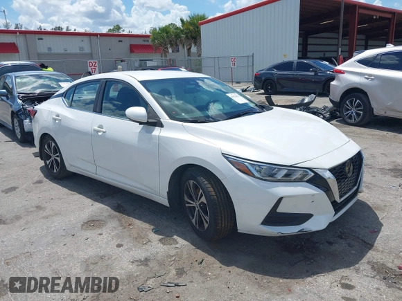2020 Nissan Sentra SV z VIN 3N1AB8CV6LY292612, wystawiony jako IAAI lot #41924671 z przebiegiem 104 253 mil mil oraz . Historia ofert i sprzedaży dostępna na DreamBid. Obrazek 1.