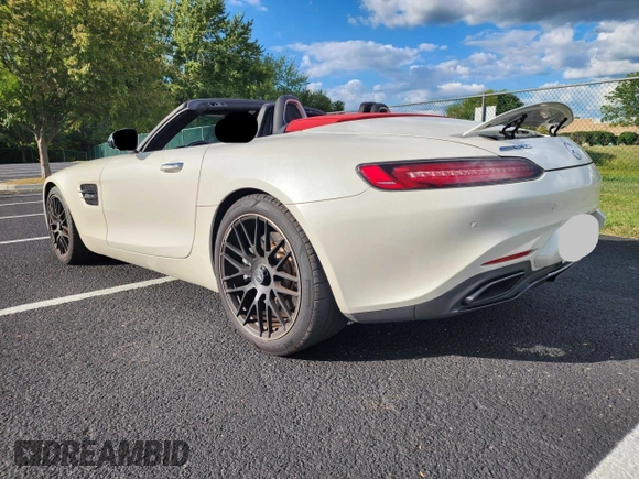 2018 Mercedes-Benz AMG GT AMG GT with VIN WDDYK7HA2JA018312, listed as a Copart auction lot 62376165 with 23,582 mi miles and Salvage title. Bid and sale history available at DreamBid. Image 3.