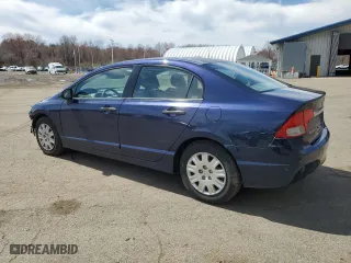 2010 Honda Civic Sdn DX-VP with VIN 2HGFA1F34AH535491, listed as a Copart auction lot 52815665 with 81,339 mi miles and Salvage Title. Bid and sale history available at carsss.com. Image 2.
