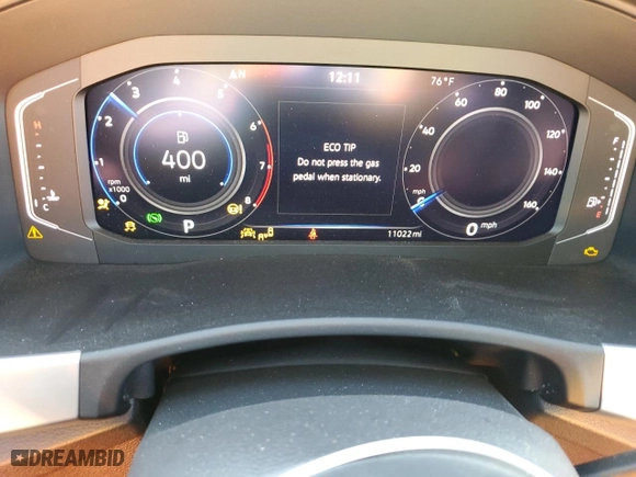 2023 Volkswagen Atlas Cross Sport 3.6L V6 SE w/Technology with VIN 1V2JE2CA5PC209957, listed as a Copart auction lot 81876964 with 11,022 mi miles and Salvage Title. Bid and sale history available at carsss.com. Image 9.