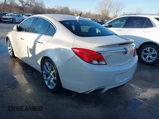 2013 Buick Regal GS with VIN 2G4GV5GV4D9161019, listed as a IAAI auction lot 41742212 with 133,722 mi miles. Bid and sale history available at carsss.com. Image 3.