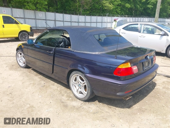 2004 BMW 3 Series 325Ci with VIN WBABW334X4PL26552, listed as a IAAI auction lot 42074709 with 303,804 mi miles and . Bid and sale history available at DreamBid. Image 3.