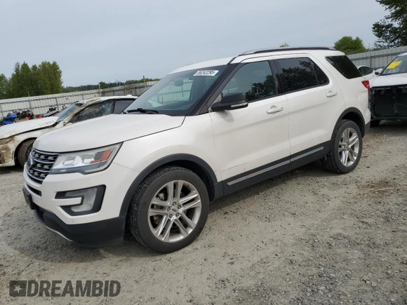 2016 Ford Explorer XLT with VIN 1FM5K8D84GGA10011, listed as a Copart auction lot 56242295 with 63,743 mi miles and Salvage Title. Bid and sale history available at DreamBid. Image 1.