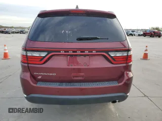 2020 Dodge Durango SXT Plus with VIN 1C4RDJAG7LC262615, listed as a Copart auction lot 83394644 with Not Provided miles and Clean Title. Bid and sale history available at DreamBid. Image 6.