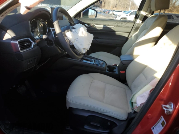 2023 Mazda CX-5 S Select with VIN JM3KFBBM1P0252294, listed as a Copart auction lot 84537504 with 27,206 mi miles and Salvage Title. Bid and sale history available at DreamBid. Image 7.