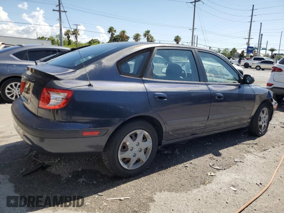 2005 Hyundai Elantra GLS с VIN KMHDN56D15U176495, выставлен на аукционе Copart как лот 60195595 с пробегом 129 708 миль миль и Списание • Salvage title. История ставок и продаж доступна на DreamBid. Изображение 3.