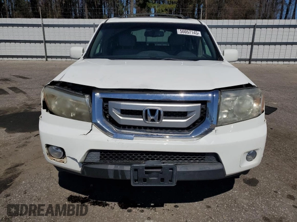 2009 Honda Pilot Touring with VIN 5FNYF48939B039059, listed as a Copart auction lot 50057145 with 218,259 mi miles and Salvage Title. Bid and sale history available at carsss.com. Image 5.