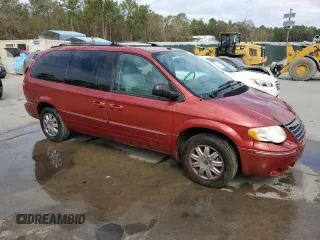 2007 Chrysler Town & Country LWB Limited with VIN 2A8GP64L77R359131, listed as a Copart auction lot 75763684 with 134,534 mi miles and Salvage Title. Bid and sale history available at carsss.com. Image 4.