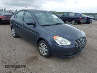 2010 Hyundai Accent GLS with VIN KMHCN4AC5AU464938, listed as a IAAI auction lot 42161461 with 134,296 mi miles. Bid and sale history available at carsss.com. Image 1.