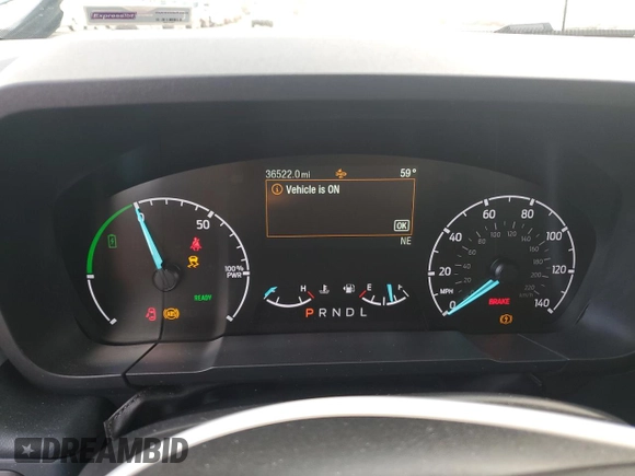 2022 Ford Maverick XL with VIN 3FTTW8E3XNRA38355, listed as a Copart auction lot 51169395 with 36,522 mi miles and Salvage Title. Bid and sale history available at DreamBid. Image 9.