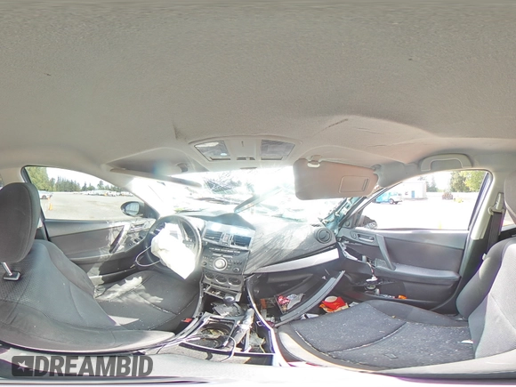 2011 Mazda 3 i Touring with VIN JM1BL1VG0B1451020, listed as a Copart auction lot 55887435 with Not Provided miles and Salvage Title. Bid and sale history available at DreamBid. Image 15.