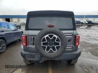 2022 Ford Bronco with VIN 1FMDE5DH3NLA98846, listed as a Copart auction lot 55818355 with 32,120 mi miles and Salvage title. Bid and sale history available at DreamBid. Image 6.