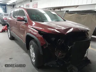 2018 GMC Acadia SLE with VIN 1GKKNKLAXJZ215025, listed as a IAAI auction lot 42035112 with 132,341 mi miles. Bid and sale history available at carsss.com. Image 1.