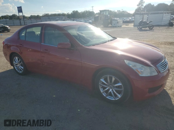 2008 Infiniti G35 with VIN JNKBV61E88M209786, listed as a Copart auction lot 72544744 with 196,370 mi miles and Salvage Title. Bid and sale history available at DreamBid. Image 4.