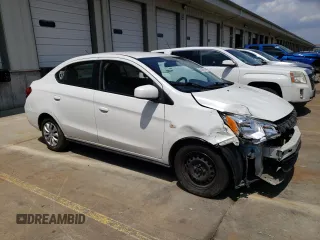2019 Mitsubishi Mirage G4 ES with VIN ML32F3FJ8KHF11085, listed as a Copart auction lot 55000834 with 90,395 mi miles and Salvage Title. Bid and sale history available at carsss.com. Image 4.