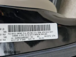 2011 Chrysler Town & Country Touring with VIN 2A4RR5DGXBR636817, listed as a Copart auction lot 88668935 with Not Provided miles and Non Repairable. Bid and sale history available at DreamBid. Image 14.