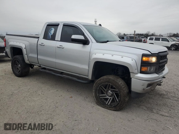 2014 Chevrolet Silverado 1500 LTZ with VIN 1GCVKSEC3EZ195612, listed as a Copart auction lot 43532275 with 84,692 mi miles and Salvage Title. Bid and sale history available at DreamBid. Image 4.