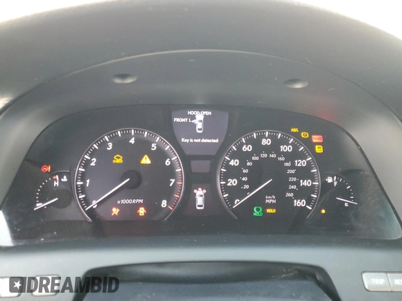 2012 Lexus LS 460 L with VIN JTHGL5EF2C5045169, listed as a Copart auction lot 48004885 with Not provided miles and Salvage title. Bid and sale history available at DreamBid. Image 9.