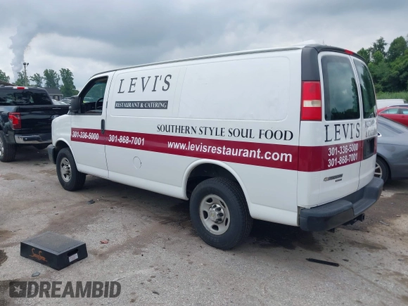 2013 Chevrolet Express Cargo z VIN 1GCZGTCG3D1167949, wystawiony jako IAAI lot #42745072 z przebiegiem 279 056 mil mil oraz . Historia ofert i sprzedaży dostępna na DreamBid. Obrazek 3.