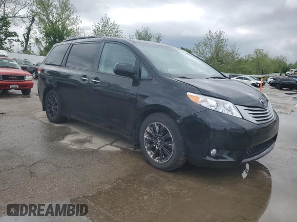 2013 Toyota Sienna XLE with VIN 5TDDK3DC8DS050410, listed as a Copart auction lot 55263125 with 269,011 mi miles and Clean Title. Bid and sale history available at DreamBid. Image 4.