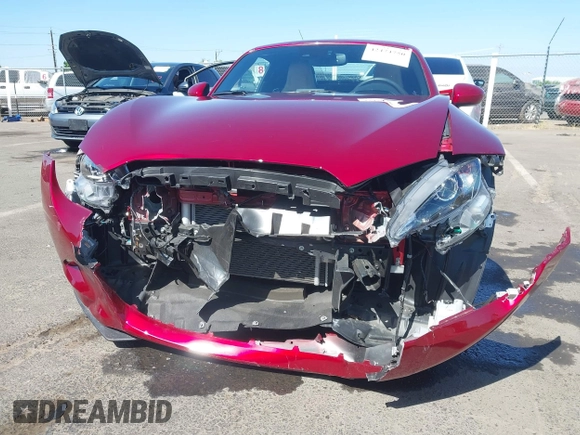 2018 Mazda MX-5 Miata Grand Touring with VIN JM1NDAM7XJ0204135, listed as a IAAI auction lot 42474750 with 16,852 mi miles and . Bid and sale history available at DreamBid. Image 6.