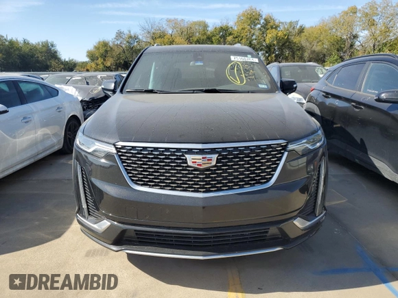 2024 Cadillac XT6 FWD Premium Luxury with VIN 1GYKPCRS7RZ710803, listed as a Copart auction lot 75160764 with 10,409 mi miles and Salvage Title. Bid and sale history available at carsss.com. Image 5.