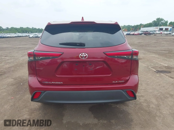 2021 Toyota Highlander XLE with VIN 5TDGZRBH4MS544628, listed as a IAAI auction lot 42495084 with 82,497 mi miles and . Bid and sale history available at DreamBid. Image 16.