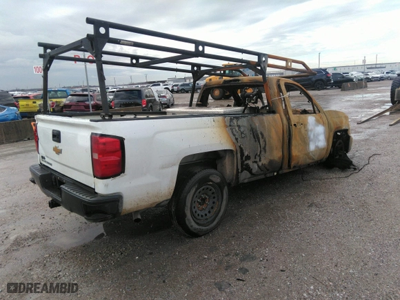 2018 Chevrolet Silverado 1500 Work Truck with VIN 1GCNCNEH9JZ372636, listed as a IAAI auction lot 41398438 with 1 mi miles. Bid and sale history available at carsss.com. Image 4.
