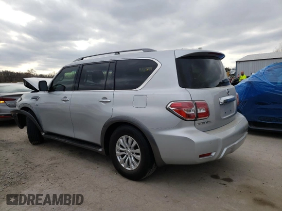 2017 Nissan Armada SL with VIN JN8AY2NC1H9506654, listed as a Copart auction lot 76778673 with Not Provided miles. Bid and sale history available at carsss.com. Image 2.