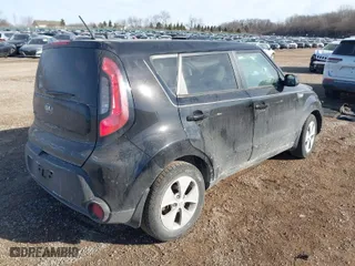 2014 Kia Soul with VIN KNDJN2A24E7065997, listed as a IAAI auction lot 41444342 with 91,261 mi miles. Bid and sale history available at carsss.com. Image 4.