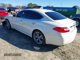 2013 Infiniti M37 with VIN JN1BY1AP6DM510938, listed as a IAAI auction lot 41239747 with Not Provided miles. Bid and sale history available at carsss.com. Image 3.