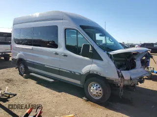 2023 Ford Transit with VIN 1FBAX9X8XPKA45787, listed as a Copart auction lot 54545034 with 41,979 mi miles and Salvage Title. Bid and sale history available at DreamBid. Image 4.