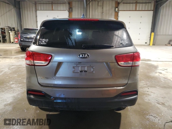 2016 Kia Sorento LX with VIN 5XYPGDA57GG089890, listed as a Copart auction lot 42416645 with 130,270 mi miles and Salvage Title. Bid and sale history available at DreamBid. Image 6.