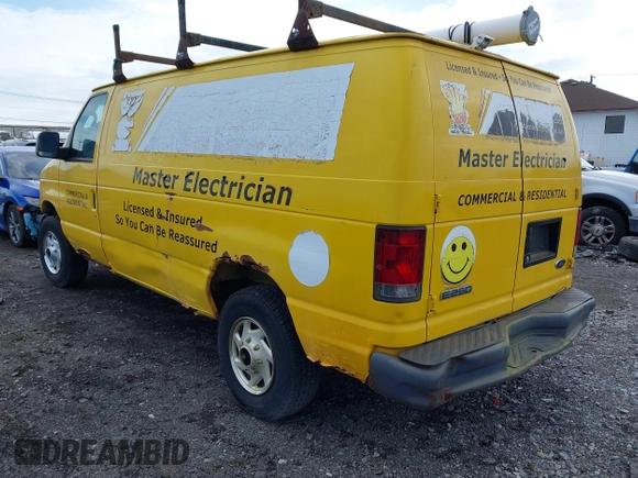 2006 Ford Econoline Cargo with VIN 1FTNE24W76HB25668, listed as a IAAI auction lot 42183528 with 225,468 mi miles and . Bid and sale history available at carsss.com. Image 3.